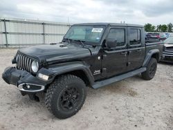 Salvage cars for sale at Houston, TX auction: 2021 Jeep Gladiator Overland