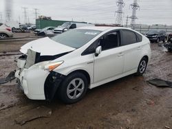 Salvage cars for sale from Copart Elgin, IL: 2014 Toyota Prius