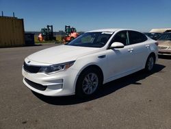 Vehiculos salvage en venta de Copart Sacramento, CA: 2016 KIA Optima LX