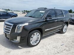 Salvage cars for sale at Houston, TX auction: 2016 Cadillac Escalade Platinum