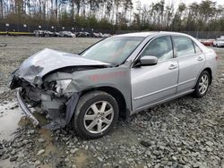 Salvage cars for sale from Copart Waldorf, MD: 2005 Honda Accord EX