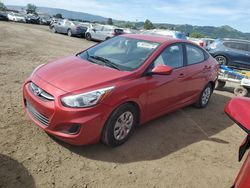 Salvage cars for sale at San Martin, CA auction: 2016 Hyundai Accent SE