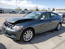 Salvage cars for sale from Copart Littleton, CO: 2007 Lexus GS 350