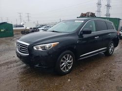 Salvage cars for sale from Copart Elgin, IL: 2015 Infiniti QX60