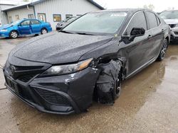 Salvage cars for sale at Pekin, IL auction: 2021 Toyota Camry SE