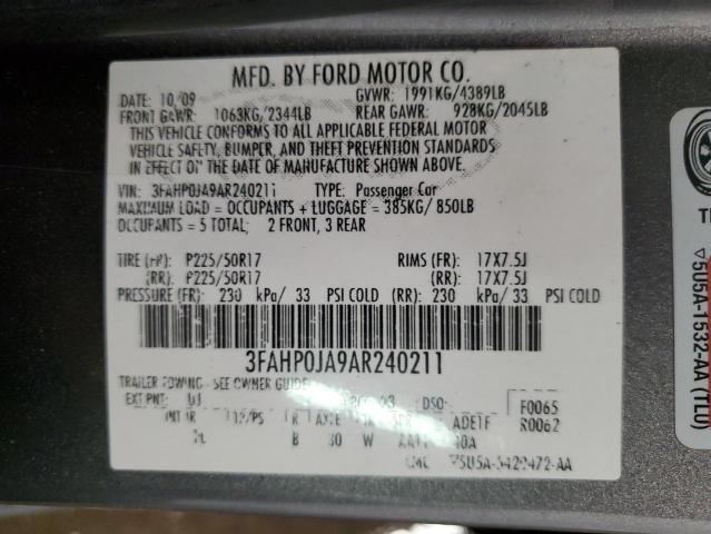 2010 Ford Fusion SEL