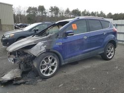 Salvage cars for sale at Exeter, RI auction: 2015 Ford Escape Titanium