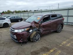 Salvage cars for sale at Pennsburg, PA auction: 2019 Toyota Highlander SE