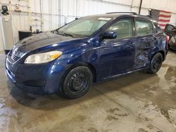 Salvage cars for sale at Avon, MN auction: 2009 Toyota Corolla Matrix