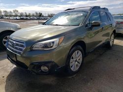 Salvage cars for sale at Pekin, IL auction: 2016 Subaru Outback 2.5I Premium