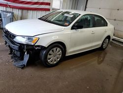 Volkswagen Jetta s salvage cars for sale: 2016 Volkswagen Jetta S