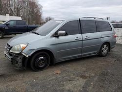 Salvage cars for sale from Copart East Granby, CT: 2006 Honda Odyssey EXL
