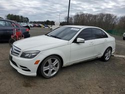 Mercedes-Benz C 300 4matic salvage cars for sale: 2011 Mercedes-Benz C 300 4matic