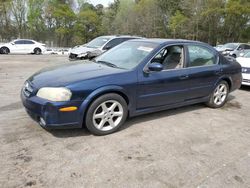 Nissan Maxima gle Vehiculos salvage en venta: 2002 Nissan Maxima GLE