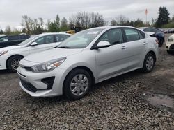 Salvage cars for sale at Portland, OR auction: 2022 KIA Rio LX