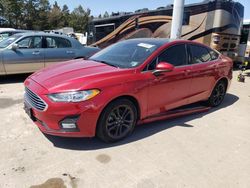 Ford Fusion SE salvage cars for sale: 2020 Ford Fusion SE