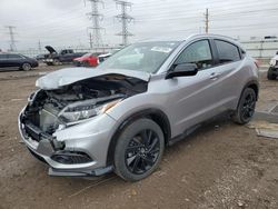 Salvage cars for sale from Copart Elgin, IL: 2022 Honda HR-V Sport