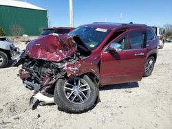 Salvage cars for sale at Candia, NH auction: 2017 Jeep Grand Cherokee Limited