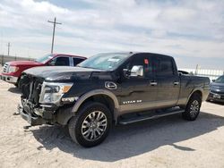 Salvage cars for sale at Andrews, TX auction: 2019 Nissan Titan XD SL