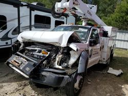 Salvage trucks for sale at Sandston, VA auction: 2008 Ford F550 Super Duty