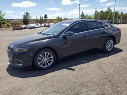 Chevrolet salvage cars for sale: 2017 Chevrolet Malibu LT