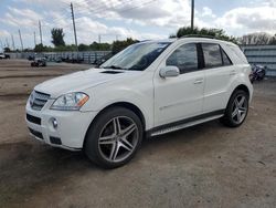 Salvage cars for sale from Copart Miami, FL: 2008 Mercedes-Benz ML 550