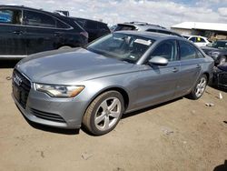 Salvage cars for sale from Copart Brighton, CO: 2012 Audi A6 Premium Plus