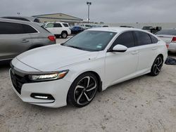 Salvage cars for sale from Copart Houston, TX: 2019 Honda Accord Sport