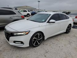 Honda Accord Sport salvage cars for sale: 2019 Honda Accord Sport