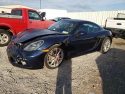 Salvage cars for sale from Copart Houston, TX: 2020 Porsche Cayman S