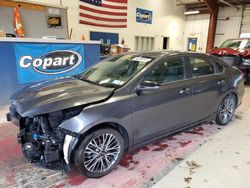 Salvage cars for sale at Angola, NY auction: 2022 KIA Forte GT Line