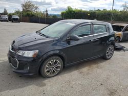 Chevrolet Sonic lt salvage cars for sale: 2020 Chevrolet Sonic LT