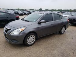 Salvage cars for sale at San Antonio, TX auction: 2016 Nissan Versa S