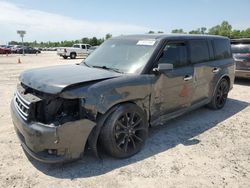 Salvage cars for sale at Houston, TX auction: 2019 Ford Flex Limited