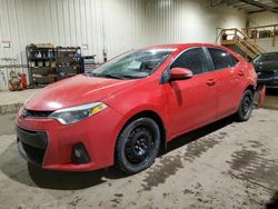 Salvage cars for sale from Copart Rocky View County, AB: 2015 Toyota Corolla L