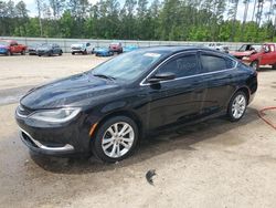 Salvage cars for sale at Harleyville, SC auction: 2016 Chrysler 200 Limited