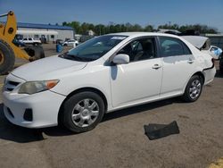 Salvage cars for sale from Copart Pennsburg, PA: 2011 Toyota Corolla Base