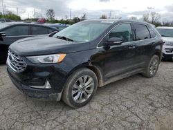 Salvage cars for sale at Bridgeton, MO auction: 2019 Ford Edge Titanium