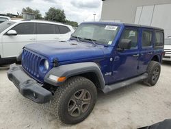 Salvage cars for sale at Apopka, FL auction: 2018 Jeep Wrangler Unlimited Sport