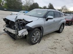 Salvage cars for sale from Copart Madisonville, TN: 2021 Toyota Highlander Hybrid Platinum