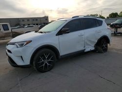 Salvage cars for sale from Copart Wilmer, TX: 2016 Toyota Rav4 SE