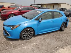 Salvage cars for sale at Temple, TX auction: 2022 Toyota Corolla XSE