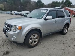 Ford salvage cars for sale: 2012 Ford Escape Limited