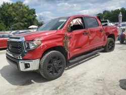 Salvage cars for sale from Copart Ocala, FL: 2019 Toyota Tundra Crewmax SR5