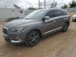 Salvage cars for sale at Oklahoma City, OK auction: 2017 Infiniti QX60