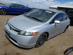 Honda Civic LX salvage cars for sale: 2007 Honda Civic LX