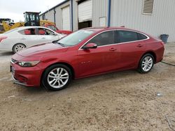 Salvage cars for sale from Copart Mercedes, TX: 2017 Chevrolet Malibu LT