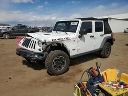 Salvage cars for sale at Brighton, CO auction: 2013 Jeep Wrangler Unlimited Rubicon