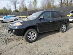 Salvage cars for sale at Waldorf, MD auction: 2004 Acura MDX