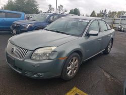 Salvage cars for sale from Copart Woodburn, OR: 2008 Mercury Sable Premier